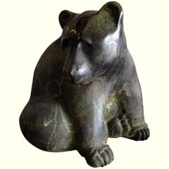 Massive Raku Pottery Bear by Tony Evans