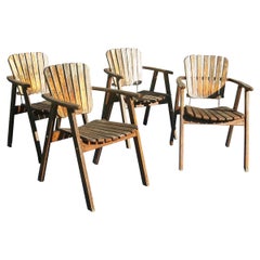 Vintage Outdoor Chairs "Taj" Style American Craftsman