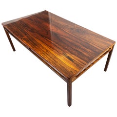 Midcentury Arne Halvorsen Rosewood Coffee Table by Rasmus Solberg, Norway 1960s