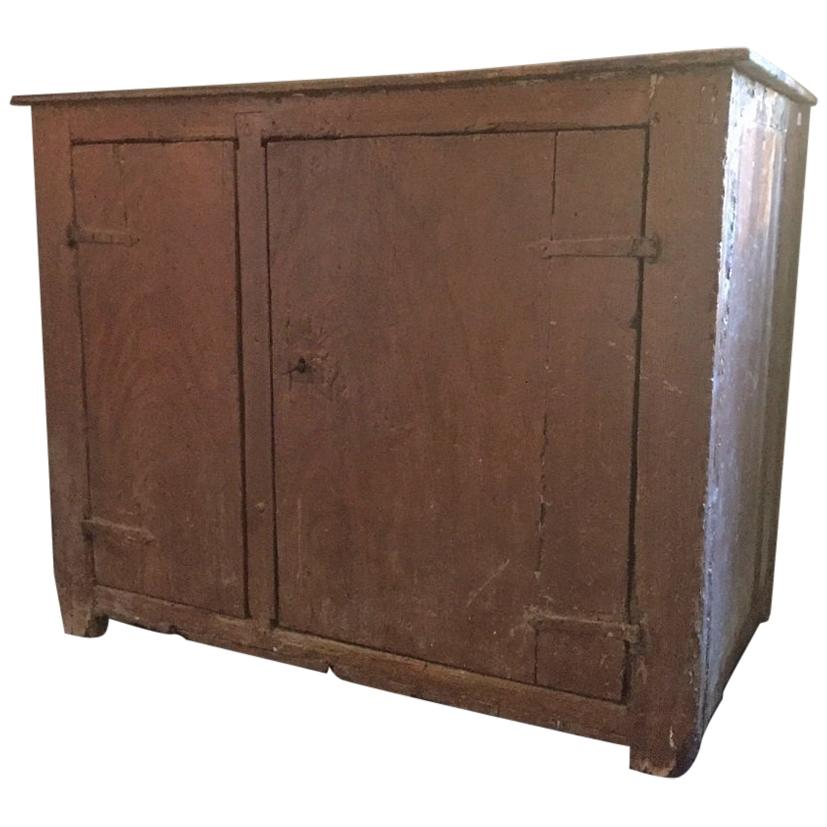 Painted Cupboard, 19th Century For Sale