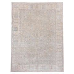 Modern Afghan Carpet, Soft Palette