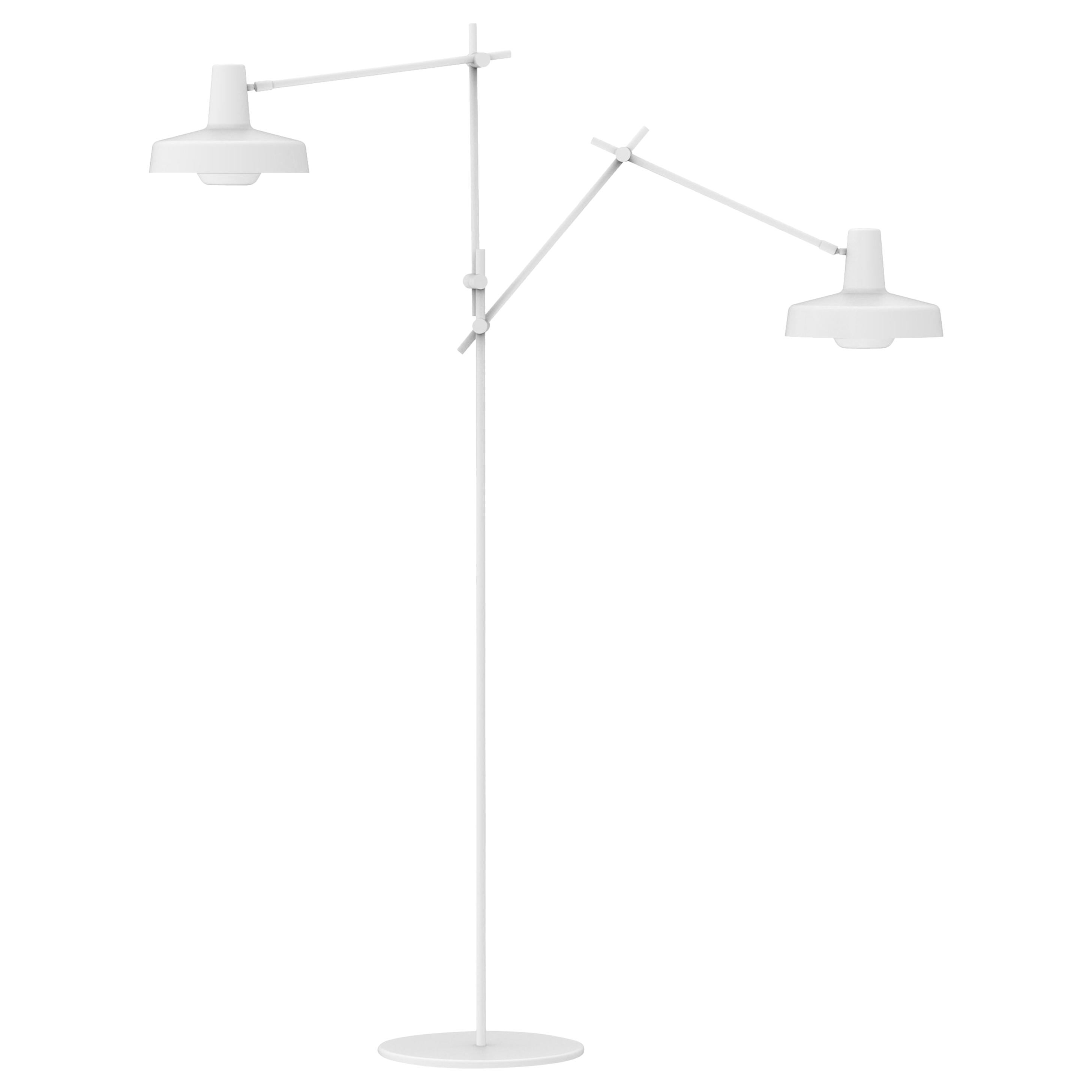 Grupa Arigato Double White Floor Lamp, 1stdibs New York For Sale