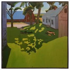 Retro Lois Foley Landscape Painting