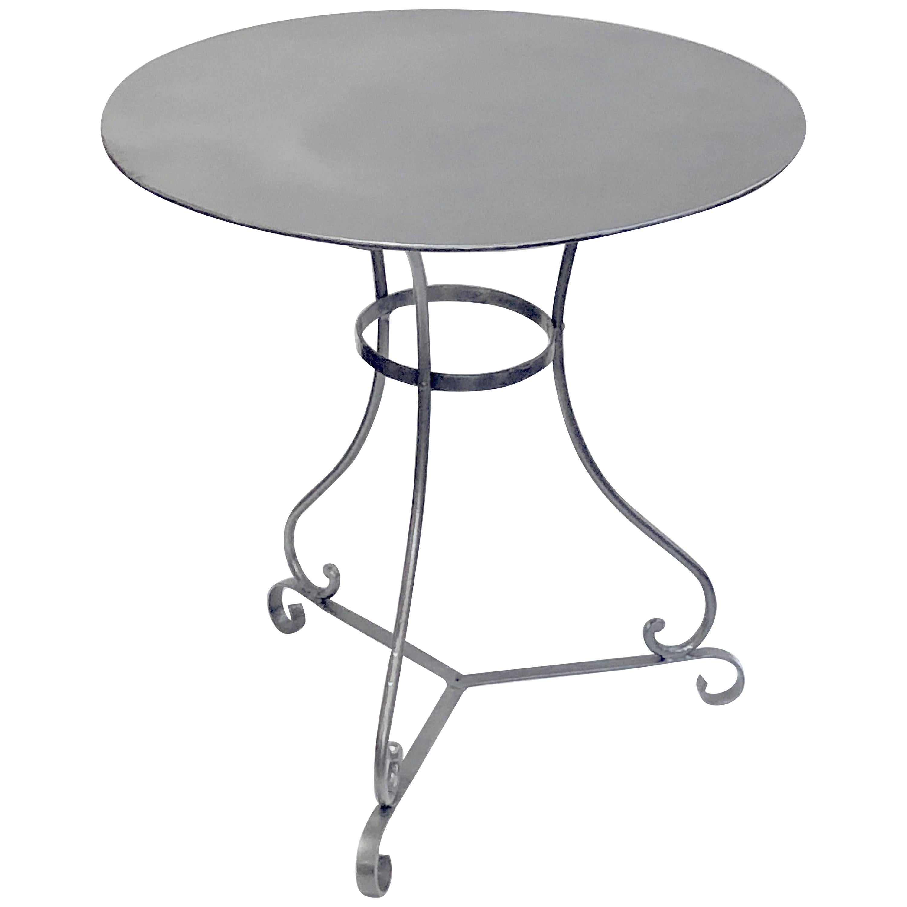 French 1920s Small Round Bistro Table at 1stDibs small bistro table, small french bistro table