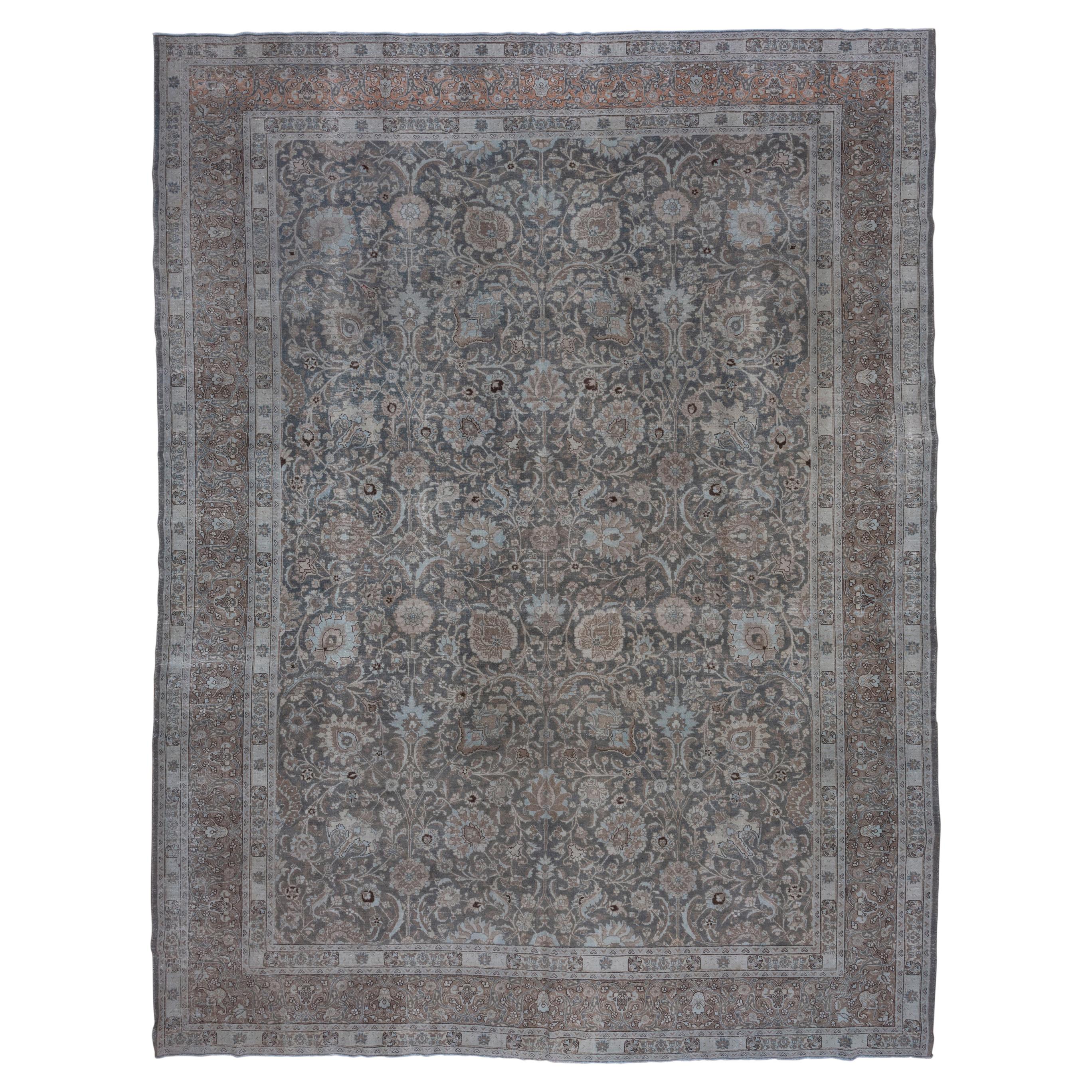 Antique Persian Tabriz Carpet, circa 1920s For Sale