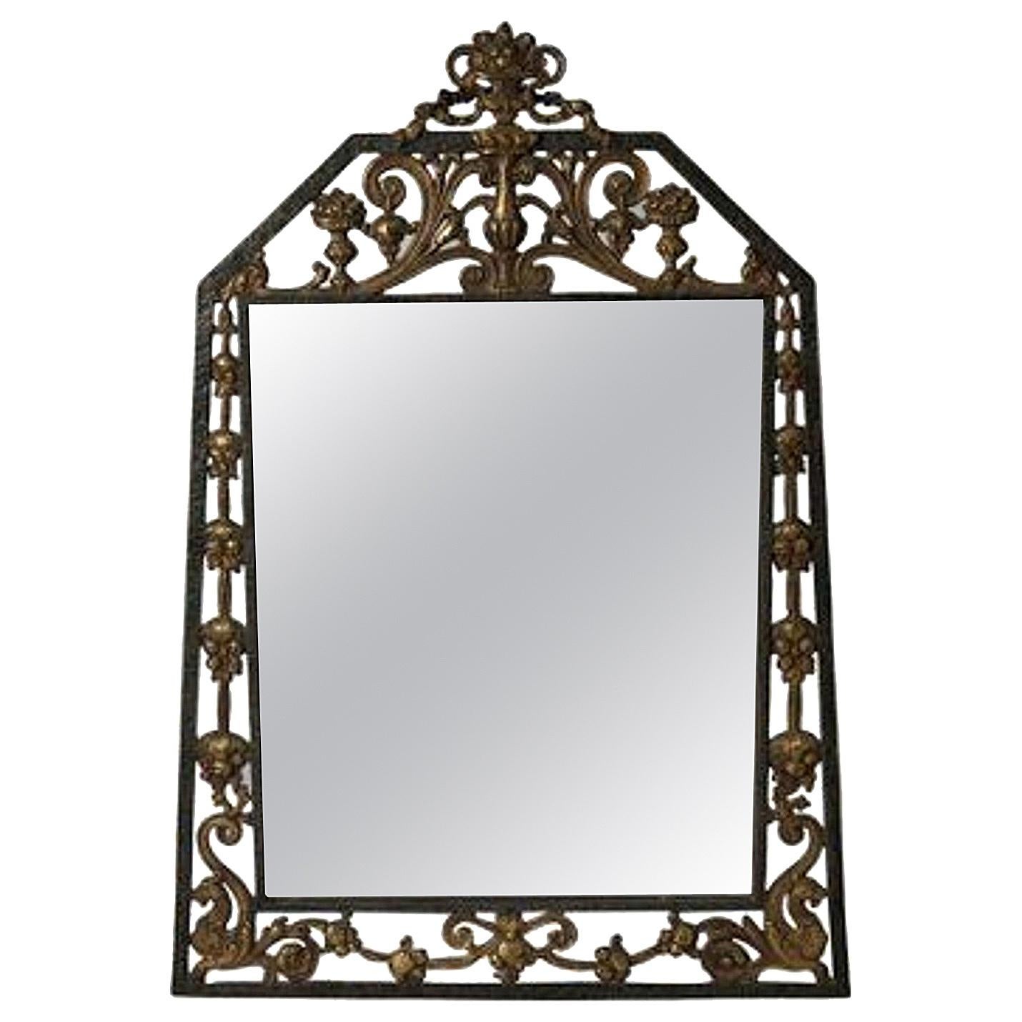 1920s Arts & Crafts Parlour Mirror by Oscar Bach