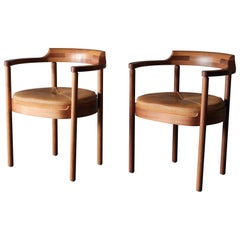 Henning Jensen & Torben Valeur, Pair of Armchairs