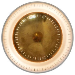 Mid-Century Modern Flush Mount or Wall Lamp by Hillebrand, 1950s, Germany