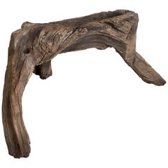 Primitive Mesquite Stool from Mexico