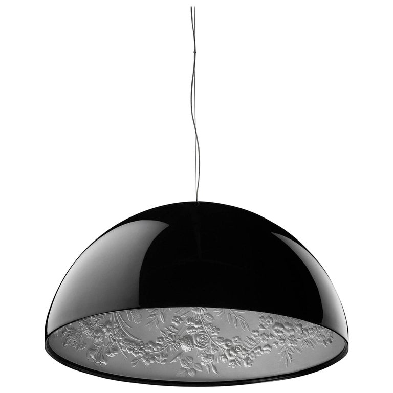 Flos Skygarden S2 Halogen Pendant Light in Black by Marcel Wanders For Sale  at 1stDibs