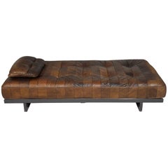 Vintage De Sede DS 80 Patchwork Leather Daybed, Switzerland 1960s