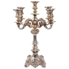 Sterling Silver Candelabra Four Arms
