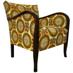 Art Deco Swedish Birch Lounge Chair