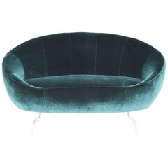 Italian Settee in Holly Hunt Cloud Nine