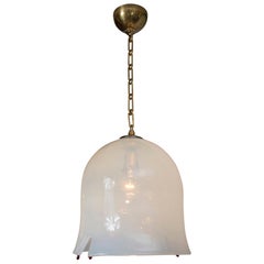 Large Vintage Murano Bell-Shaped Ceiling Fixture