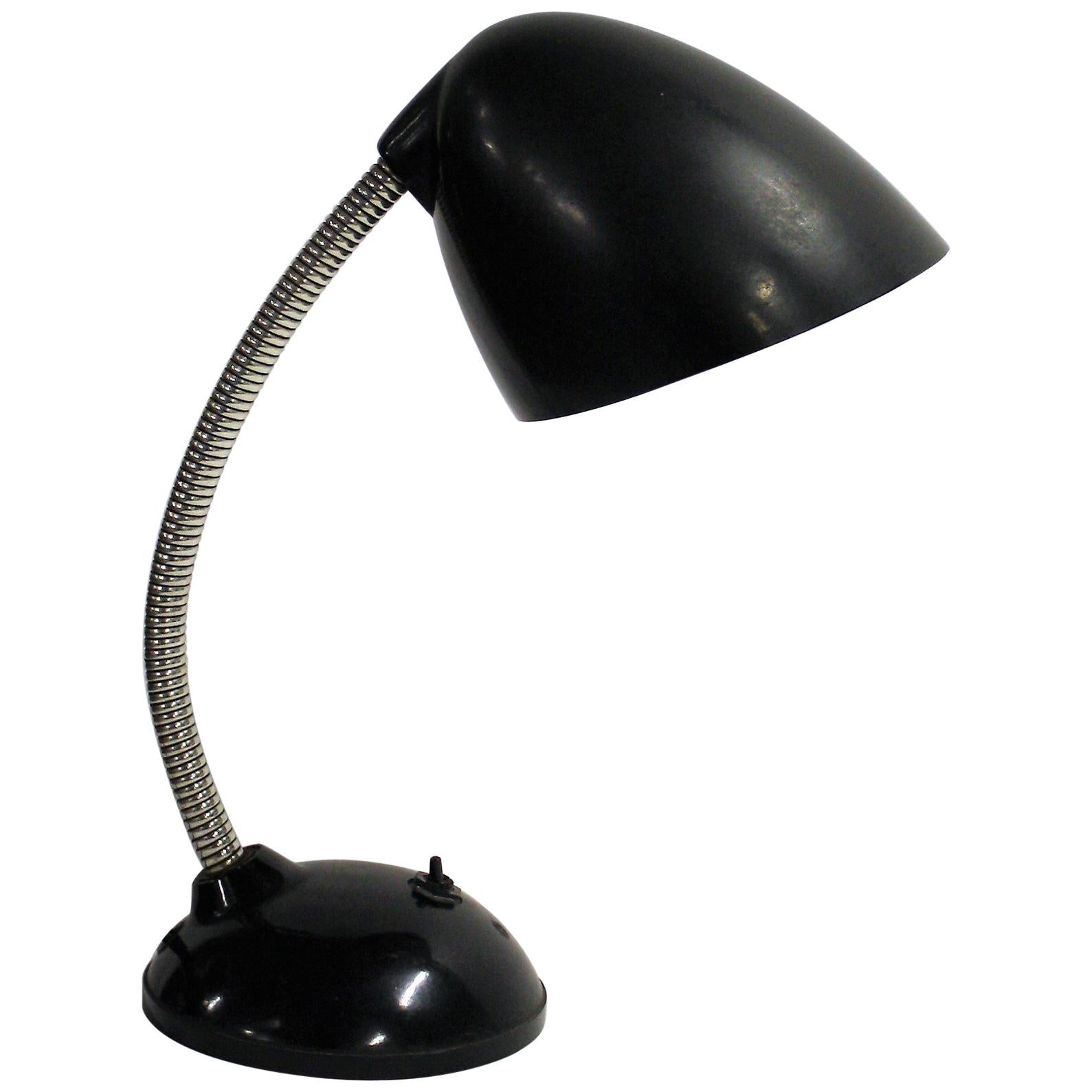 Vintage Desk Lamp, 1940s For Sale at 1stDibs | desk lamp, 1940's lamp, vintage bakelite lamp