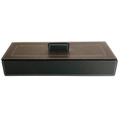 R&Y Augousti Leather Box with Lid