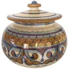 Francesca Niccacci Italian Majolica Ceramic Jar