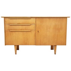Oak Credenza or Sideboard Cees Braakman Attributed for Pastoe, Dutch Design