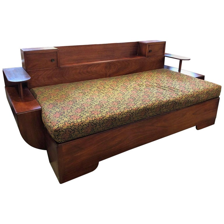 Vintage Teak Daybed from Vietnam For Sale at 1stDibs