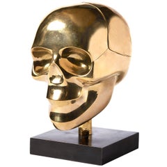 Brass Skull Box