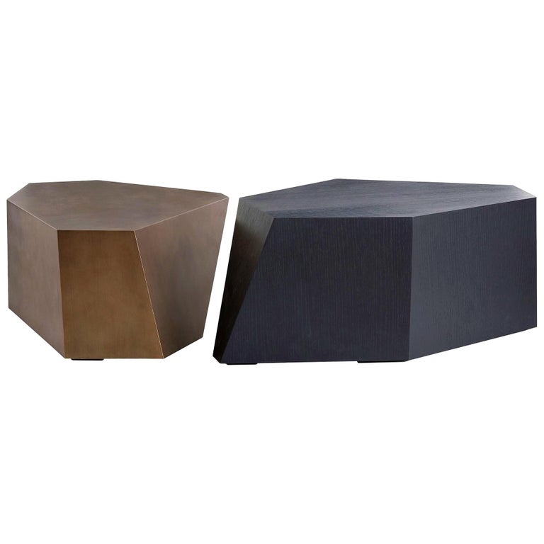 Jaguar Set Of Two Complimentary Coffee Tables Finished In Black And Jaguar Set Of Two Complimentary Coffee Tables Finished In Black And Gold For