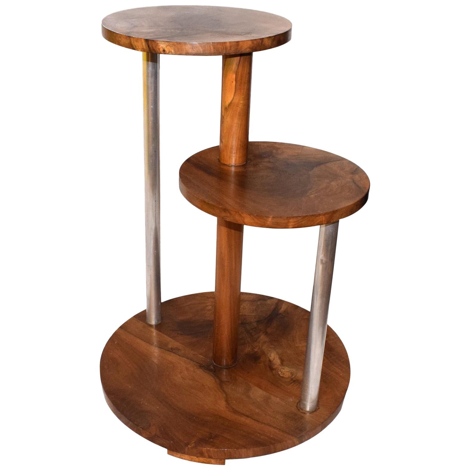 French 1930s Art Deco Modernist Table Gueridon by Michel Dufet For Sale