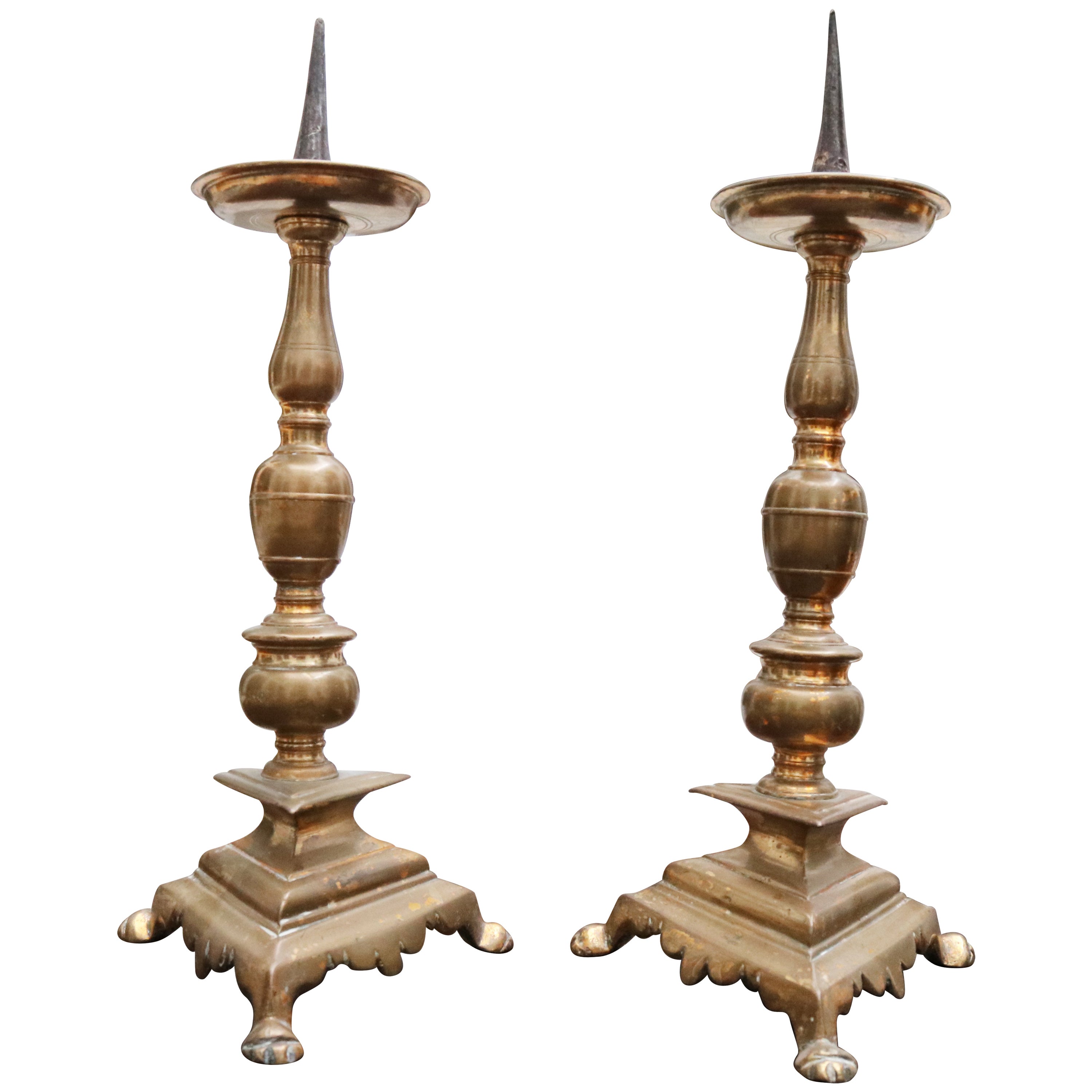 Brass Candle Sticks For Sale at 1stDibs
