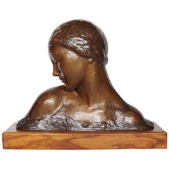 Amadeo Gennarelli Art Deco Bronze Bust