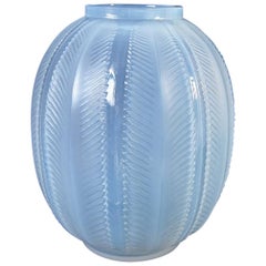 Rene Lalique Cased Opalescent Glass 'Biskra' Vase