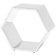 Chrome Stool or Side Table