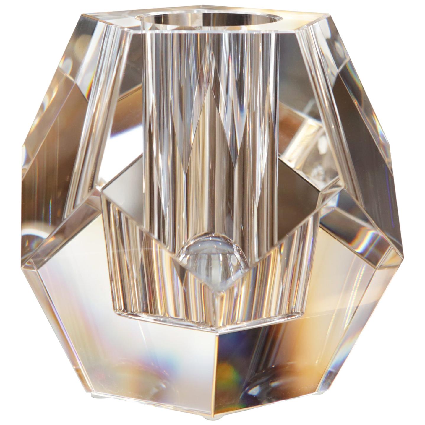 Kristall Kerze Prisma Kerzenhalter