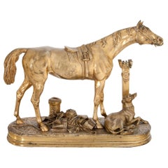 Bronze Horse by Moigniez, Second Half of the 19th Century