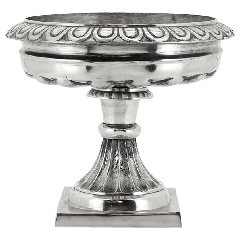 Nickel Table Bowl in Nickel Finish For Sale