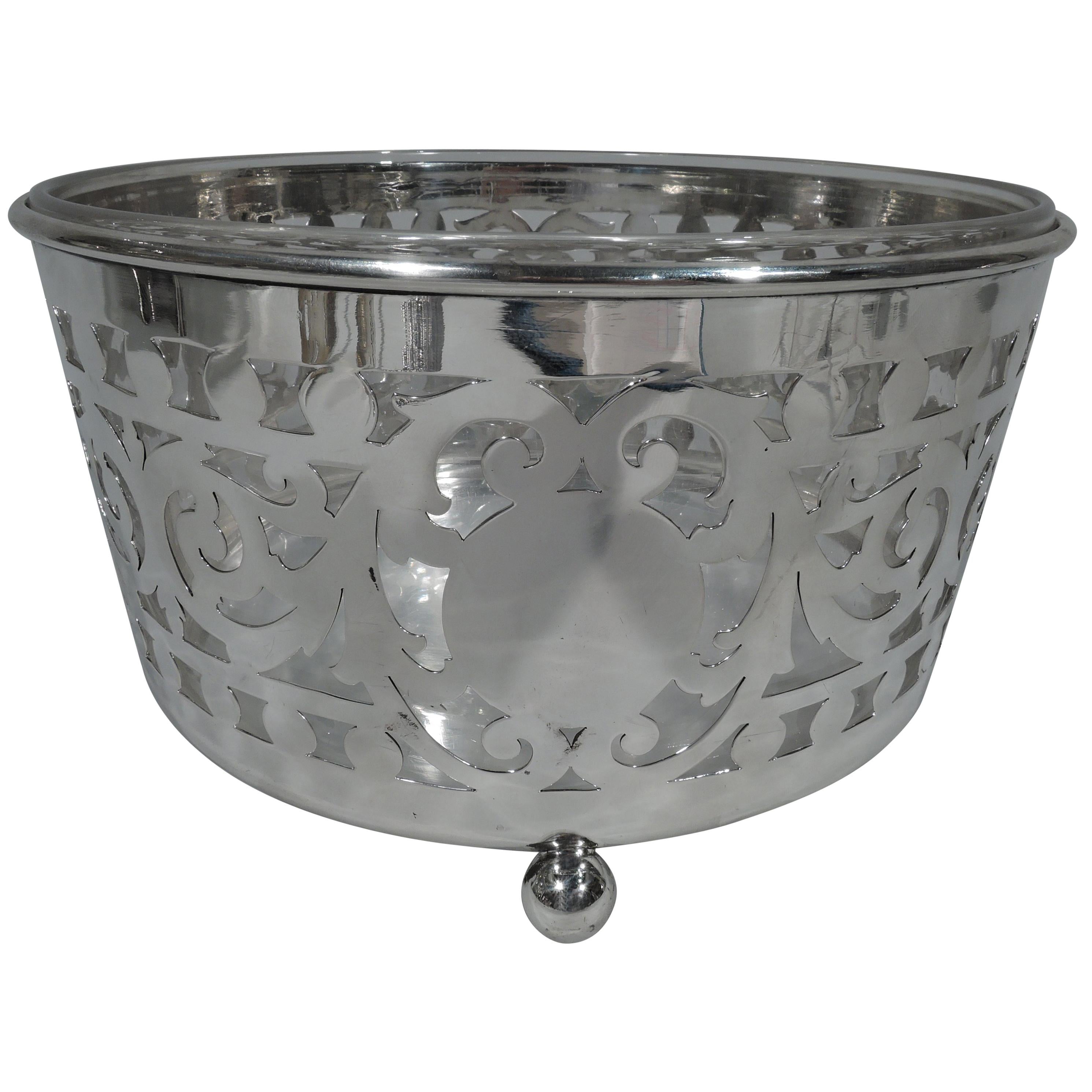 Antique American Sterling Silver Ice Bucket For Sale at 1stDibs