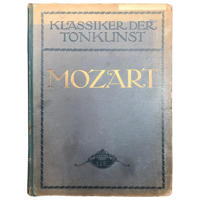 Wa Mozart Best Piano Works Classic Of The Art Of Sound Vienna 1922 Ue3925 - 