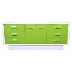 Raymond Loewy Stil Space Age Atomic Credenza oder Media Cabinet von Broyhill