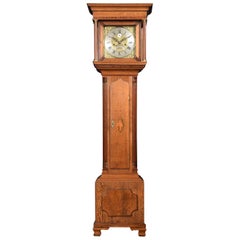 Oak Cased Grandmother Clock