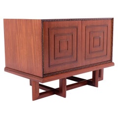 Frank Lloyd Wright Mahogany Cabinet for Heritage Henredon