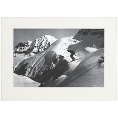 Alpine Ski Photograph, 'THE JUMP' Taken from 1930s Original