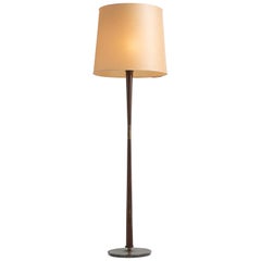 Stilnovo Wooden Floor Lamp, Italy, circa 1950