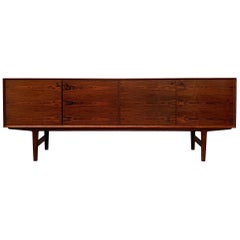 Rosewood Four Door Sideboard by Fredrik Kayser for Viken Mobelfabrik