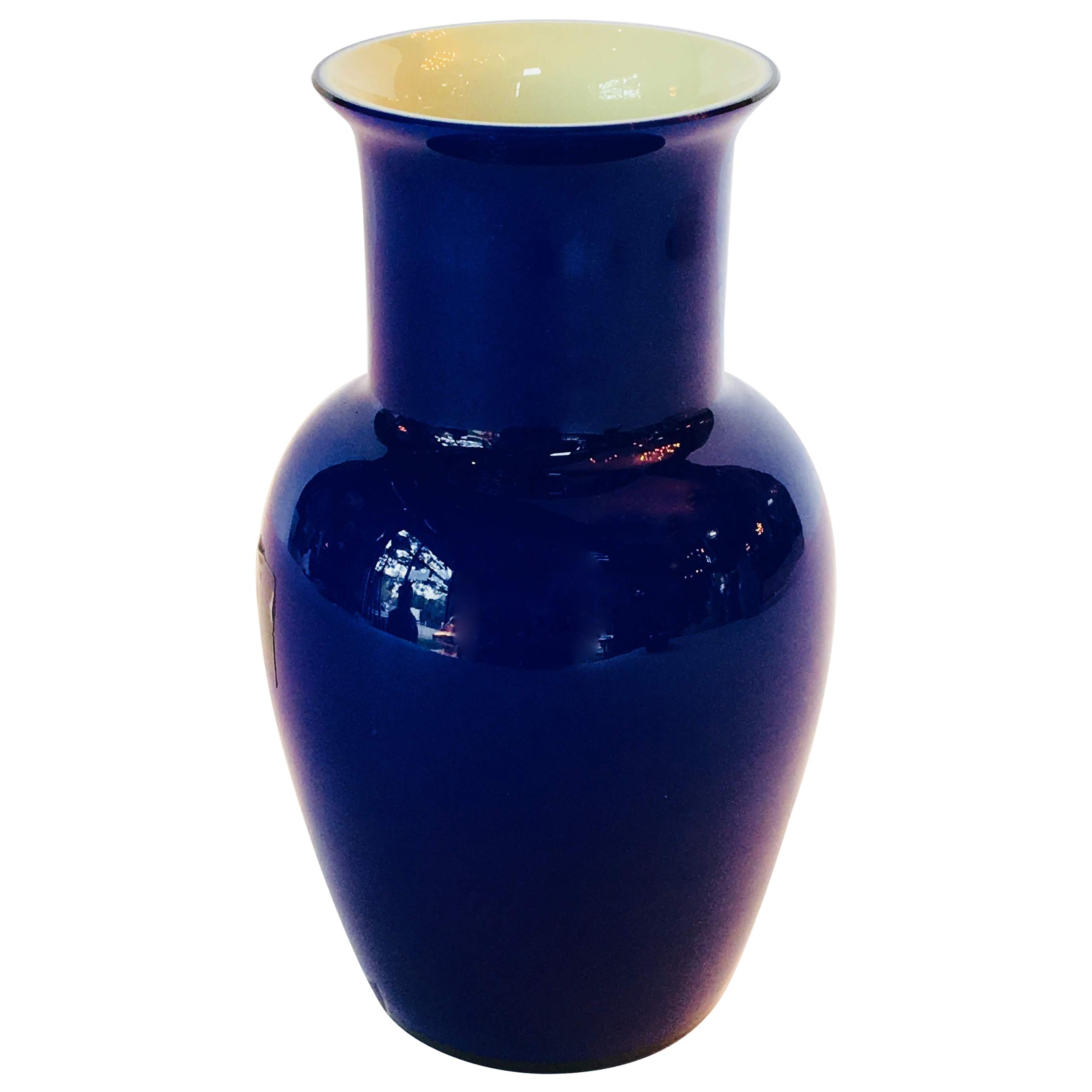 Carlo Moretti Cased Glass Vase