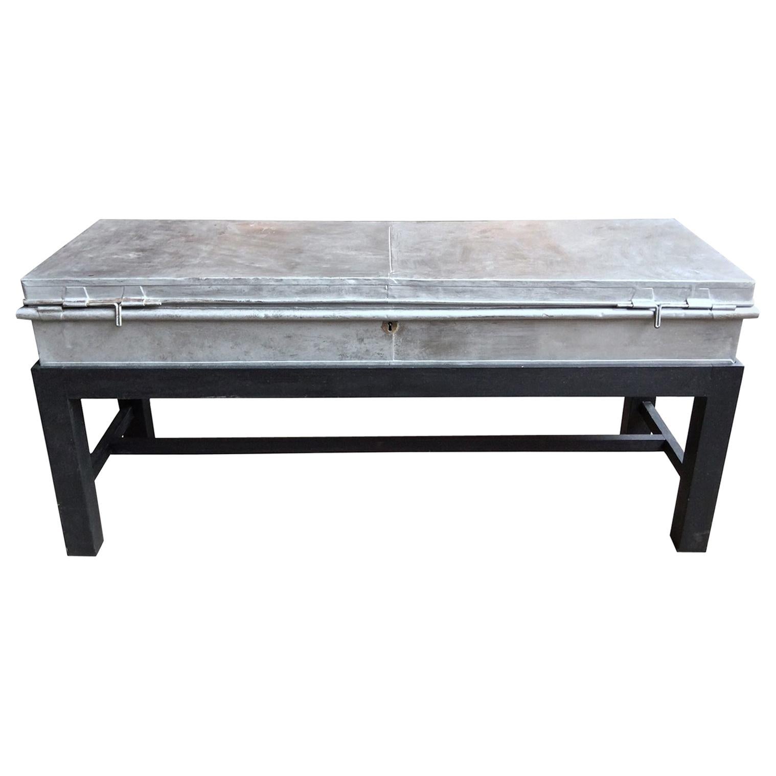 20th Century Tin Box Coffee Table