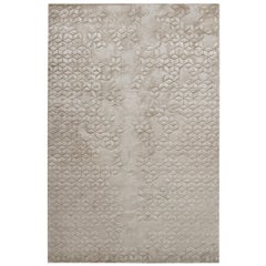 Star Silk Hand-Knotted 10x8 Rug in Silk by Helen Amy Murray