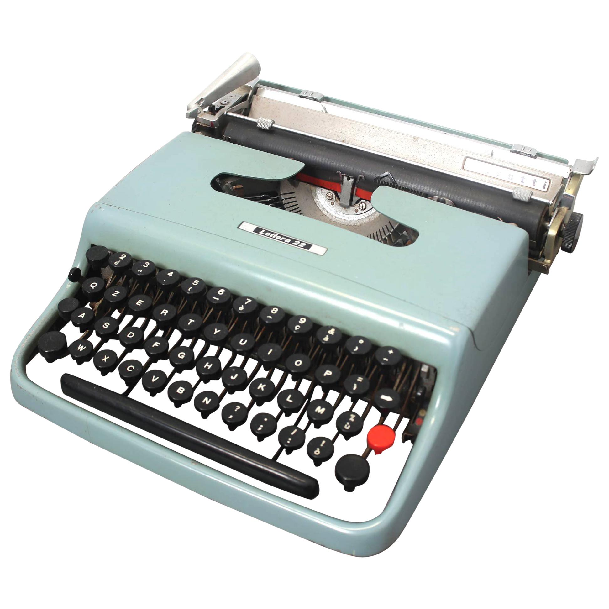Lettera 22 Typewriter by Marcello Nizzoli for Olivetti, 1950