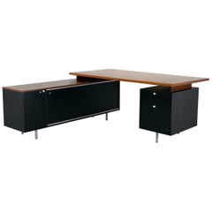 Impeccable George Nelson Floating Desk with Return