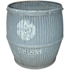 Antique Zinc Barrel