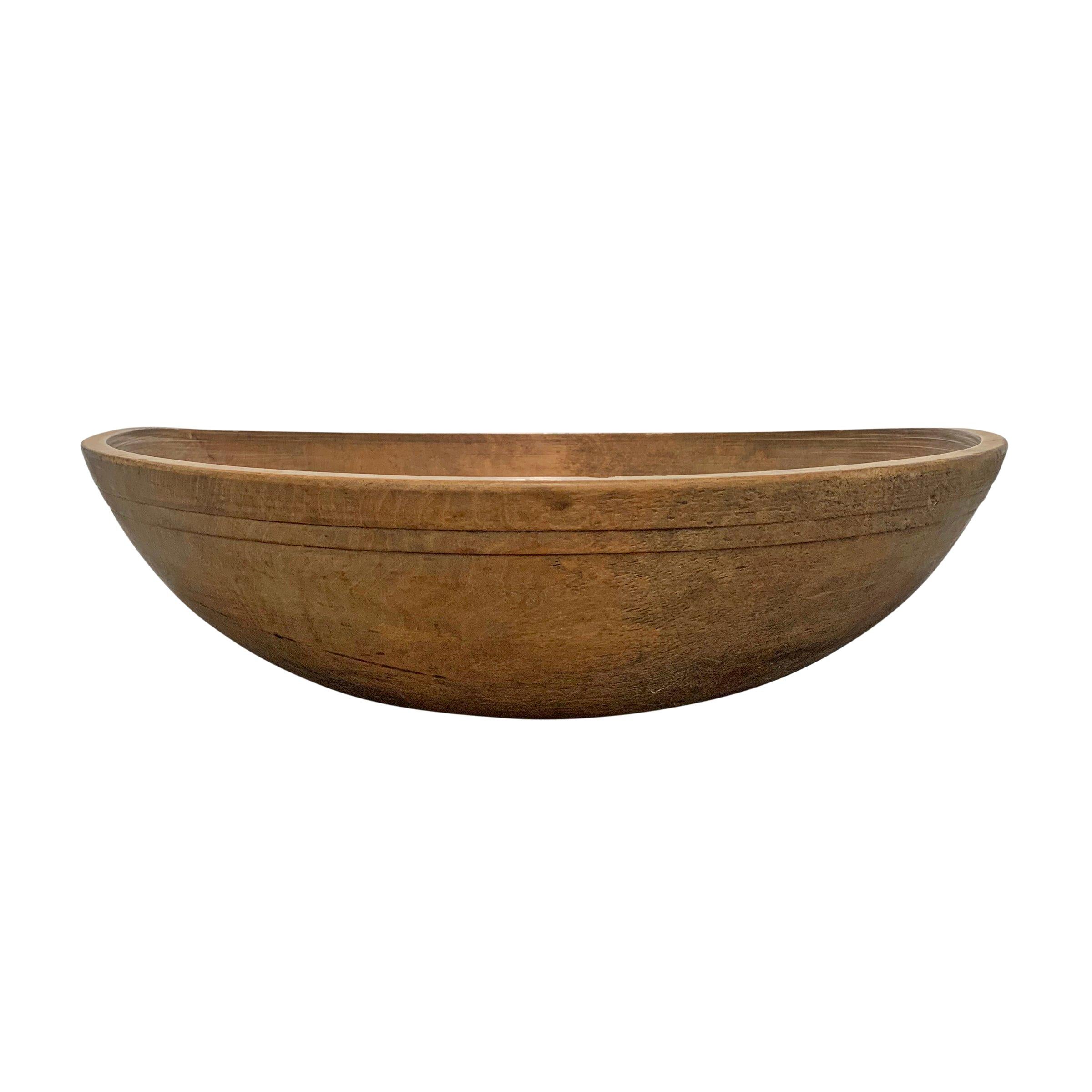 Large Early 20th Century Dough Bowl