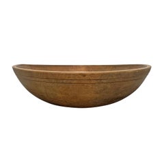 Large Early 20th Century Dough Bowl